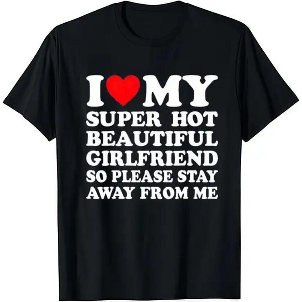 Summer Clothing Wear - メンズコットンラウンドネック半袖グラフィックTシャツ - カジュアルで柔らかなメンズウェアトップス、クラシックな「I Love My Super