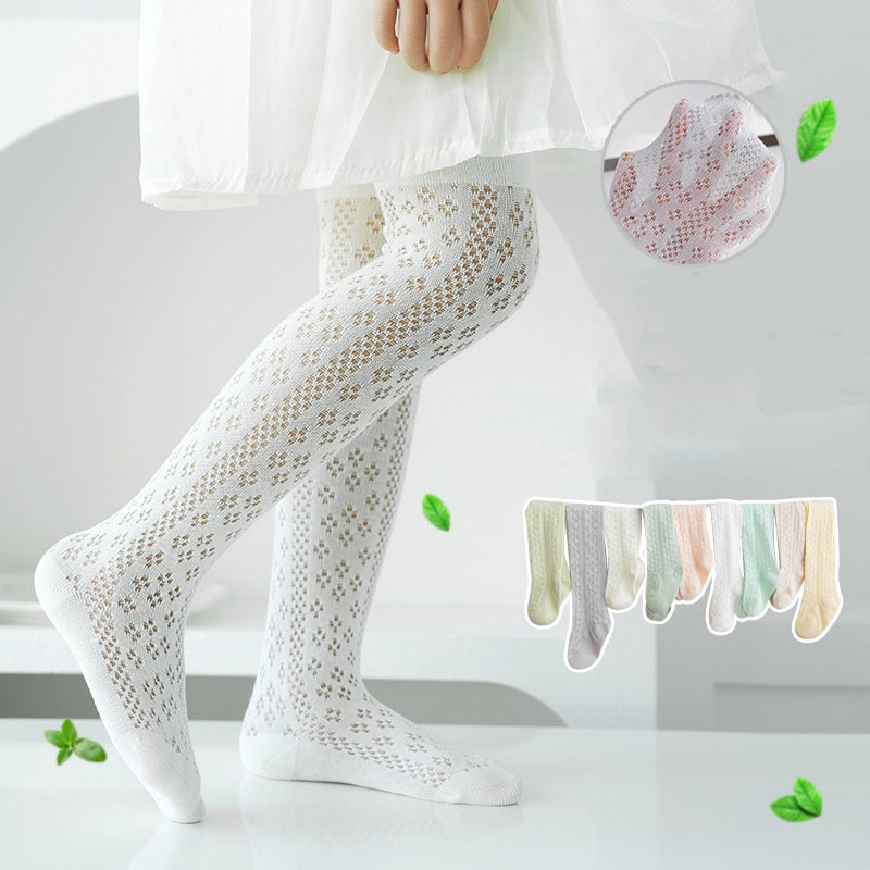 Summer Clothing Baby Girl - 女の子タイツ 2025 夏通気性ストッキング子供のための超薄型子供レギンスベビーバレエタイツ幼児パンティス服