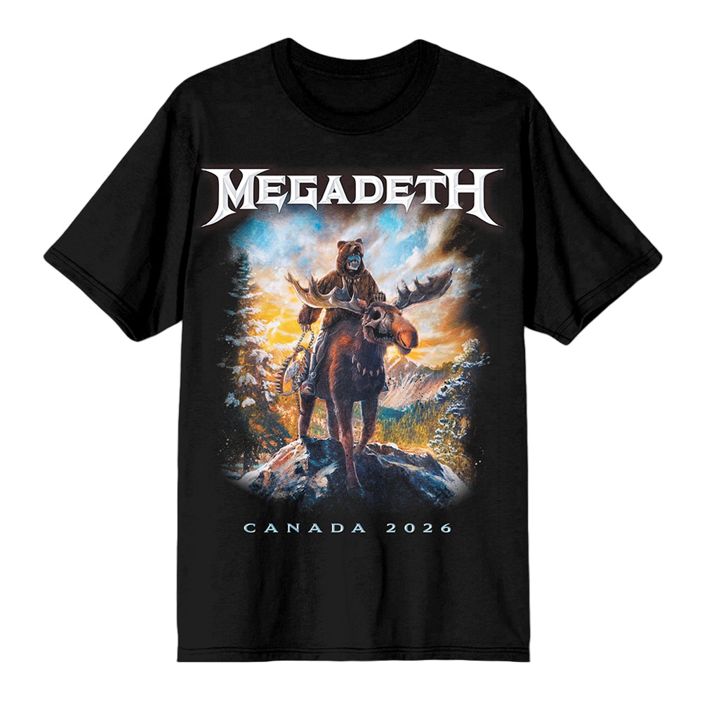 Summer Clothing Canada - ロックバンドメガデスカナダ別れツアー Tシャツ男性女性夏の綿の服ファッションラウンドネック半袖トップストリートウェア
