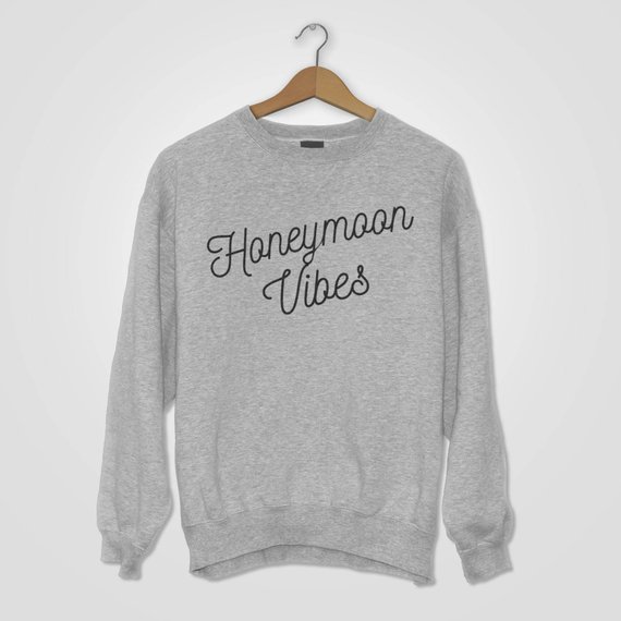 Summer Jumper Clothing - Sugarbaby ハネムーン バイブス スウェットシャツ ウェディング ギフト