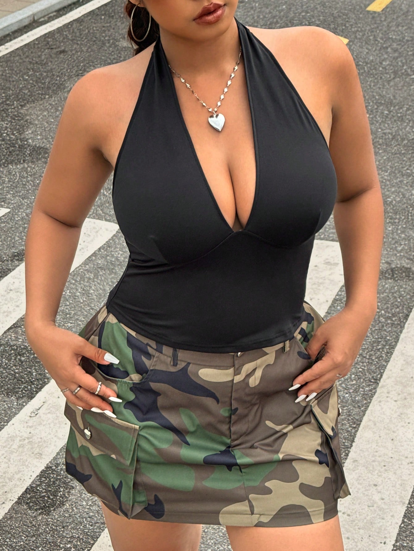 Summer Clothing For Plus Size Women - 新作ファッション無地プラスサイズレディースファッションセクシー多用途婦人服ホルターネックトップベスト