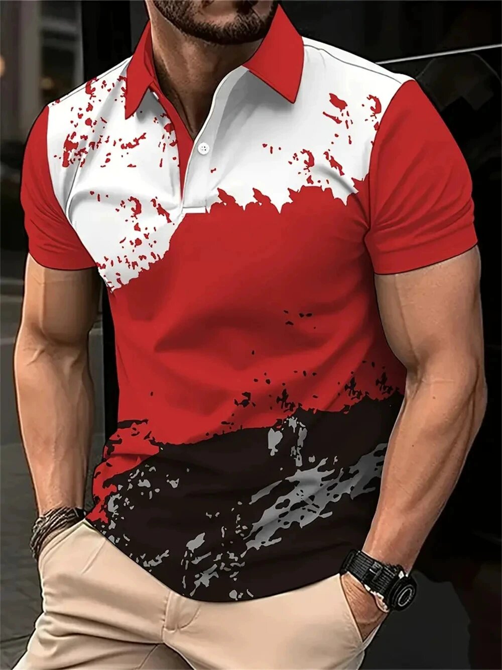 Summer Clothing Canada - ファッションメープルリーフスカナダ国旗メンズポロ Tシャツ夏カジュアルスポーツ半袖 3D プリントストリート男性服トップス