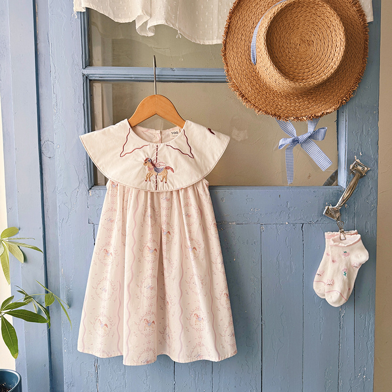 Summer Clothing Must Haves - 女の子用ベビードレス、夏用薄手子供服、新作、デイリーキッズドレス、女の子用衣装