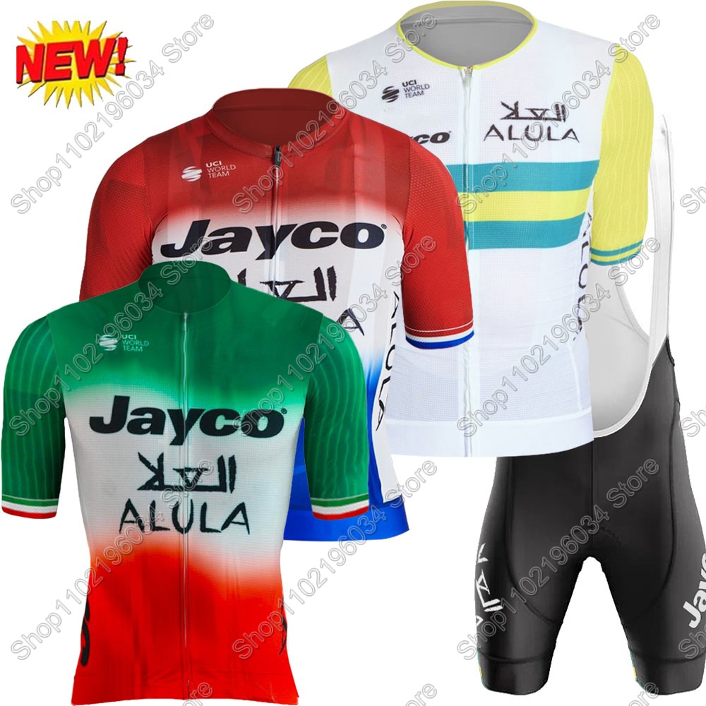 Summer Clothing Australia - ジェイコ・アルラ・チーム 2025 サイクリングジャージセット 自転車 オーストラリア イタリア