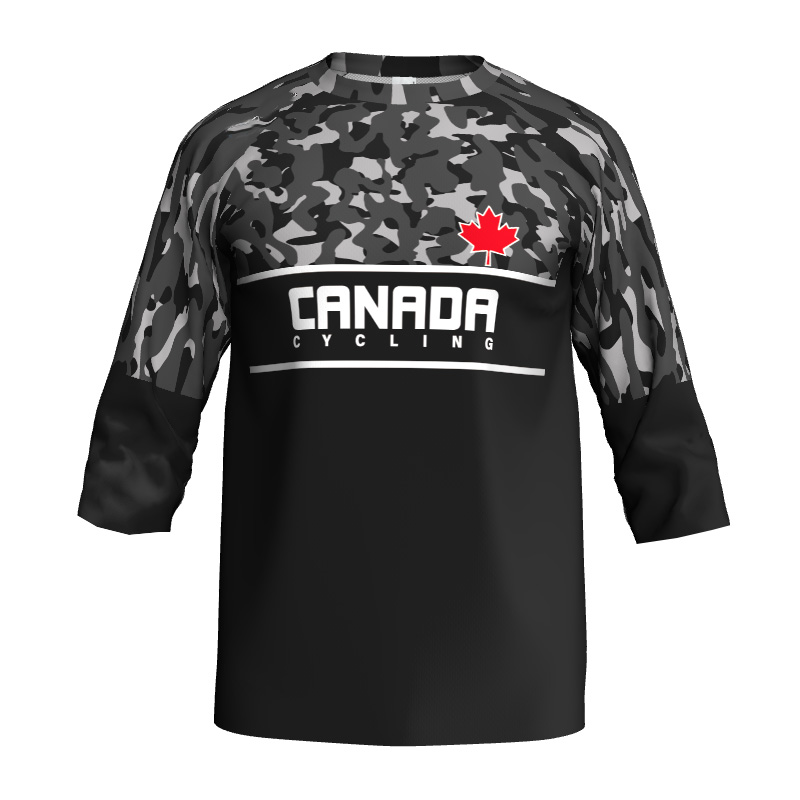 Summer Clothing Canada - プロチームのサイクリングジャージ,3/4スリーブのサイクリングジャージ,モトクロスシャツ,マウンテンバイクウェア,エンデューロ