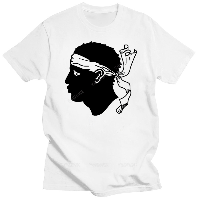 Summer Clothing Name - コルシカ島 Tシャツ 無料カスタム名と番号入り ラ・コルセ Tシャツ コルシカ島プリント