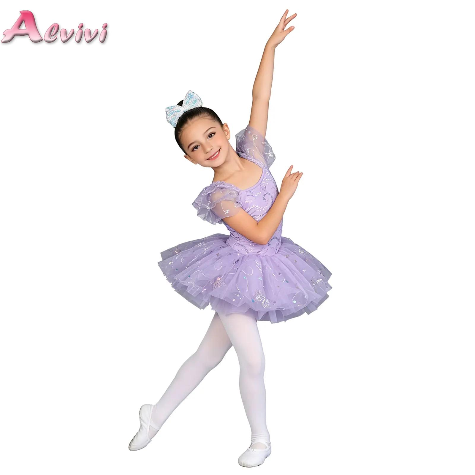 Summer Clothing Wear - キッズプリンセスパフォーマンス服子供服エレガントなバレエドレスレオタード女の子のためのダンスウェアステージ衣装衣装