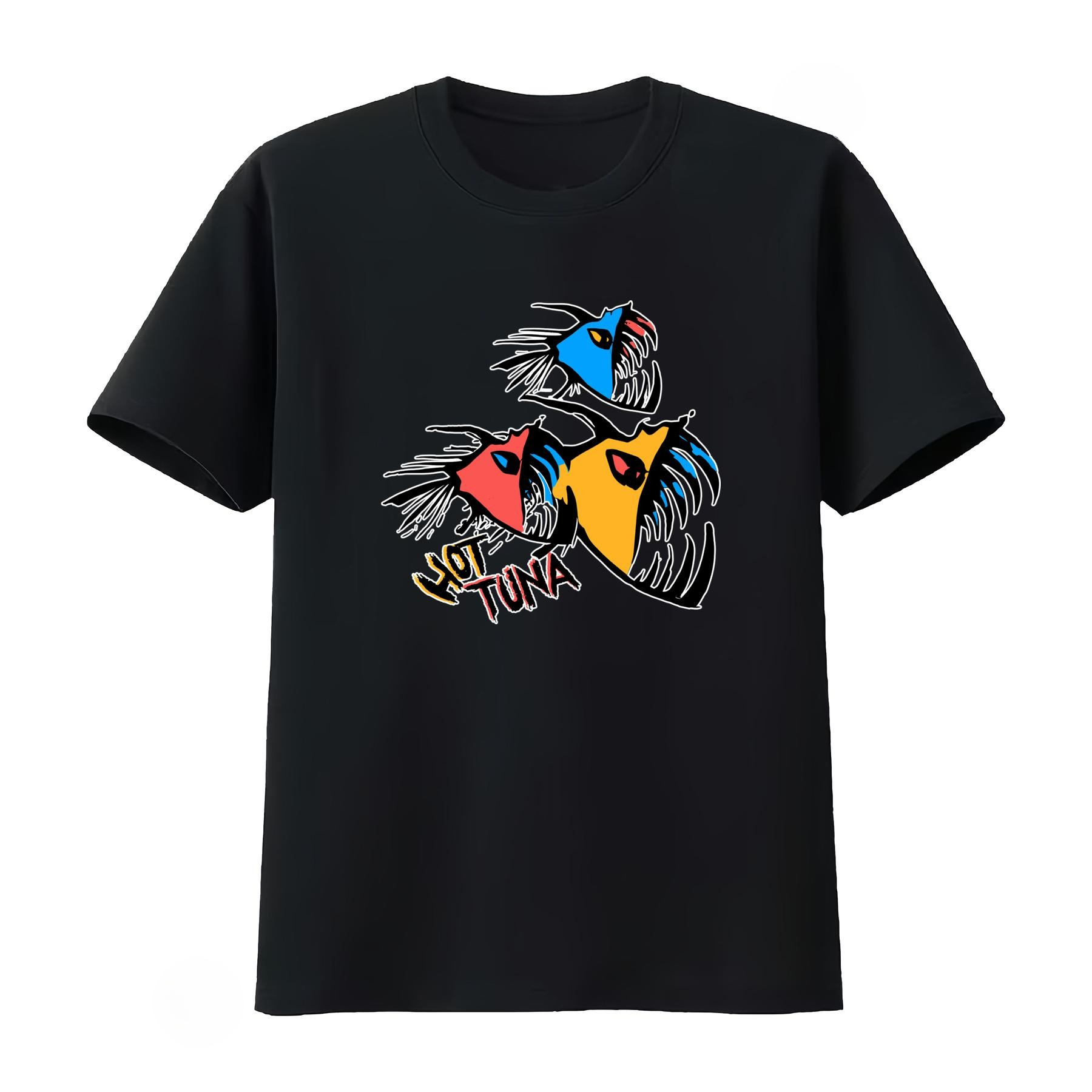 Summer Clothing Australia - ヴィンテージ90年代ホットタナTシャツ レトロオーストラリアサーフデザイン カラフルな魚柄プリント メンズウェア レディースグラフィック 2026夏Tシャツ