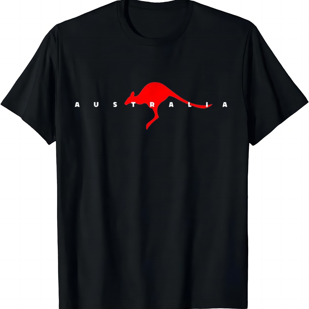 Summer Clothing Women Australia - オーストラリアカンガルー Tシャツ夏カジュアルグラフィックヴィンテージ Tシャツ女性紳士服トップス Camiseta ストリート原宿