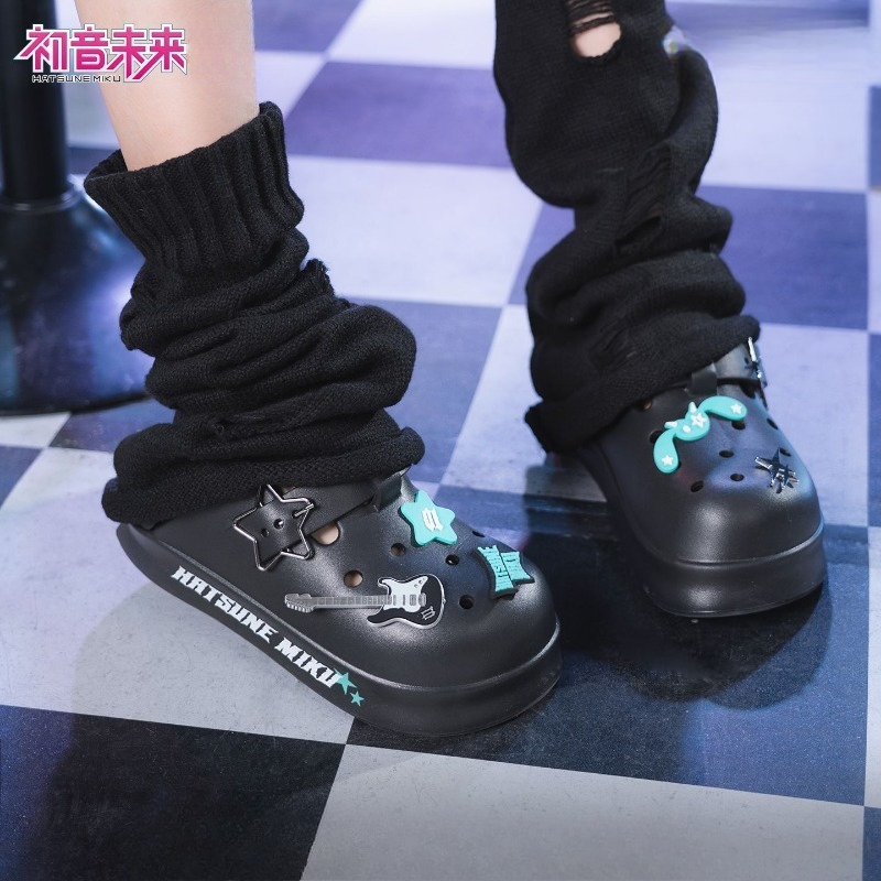 初音ミク ロックフューチャーサンダル 夏用 男女兼用 滑り止 - Japan Summer Festival Clothing のレビューと価格