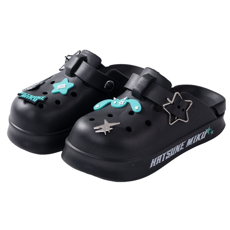 初音ミク ロックフューチャーサンダル 夏用 男女兼用 滑り止 - Japan Summer Festival Clothing のレビューと価格