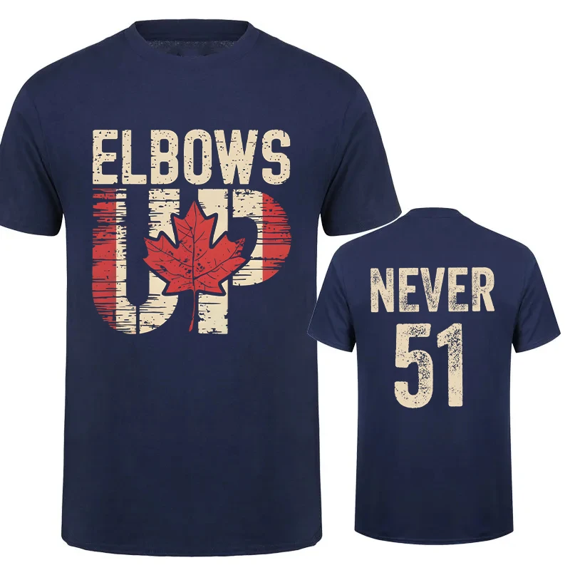 レトロエルボーアップカナダプリント Tシャツ男性のための夏の - Summer Clothing Canada のレビューと価格