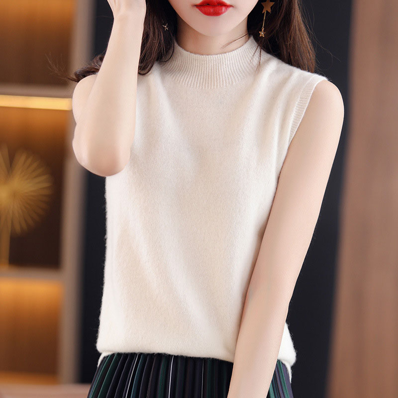 婦人服 ハーフハイネックベスト ジャンパー セーター ノース - Summer Jumper Clothing のレビューと価格