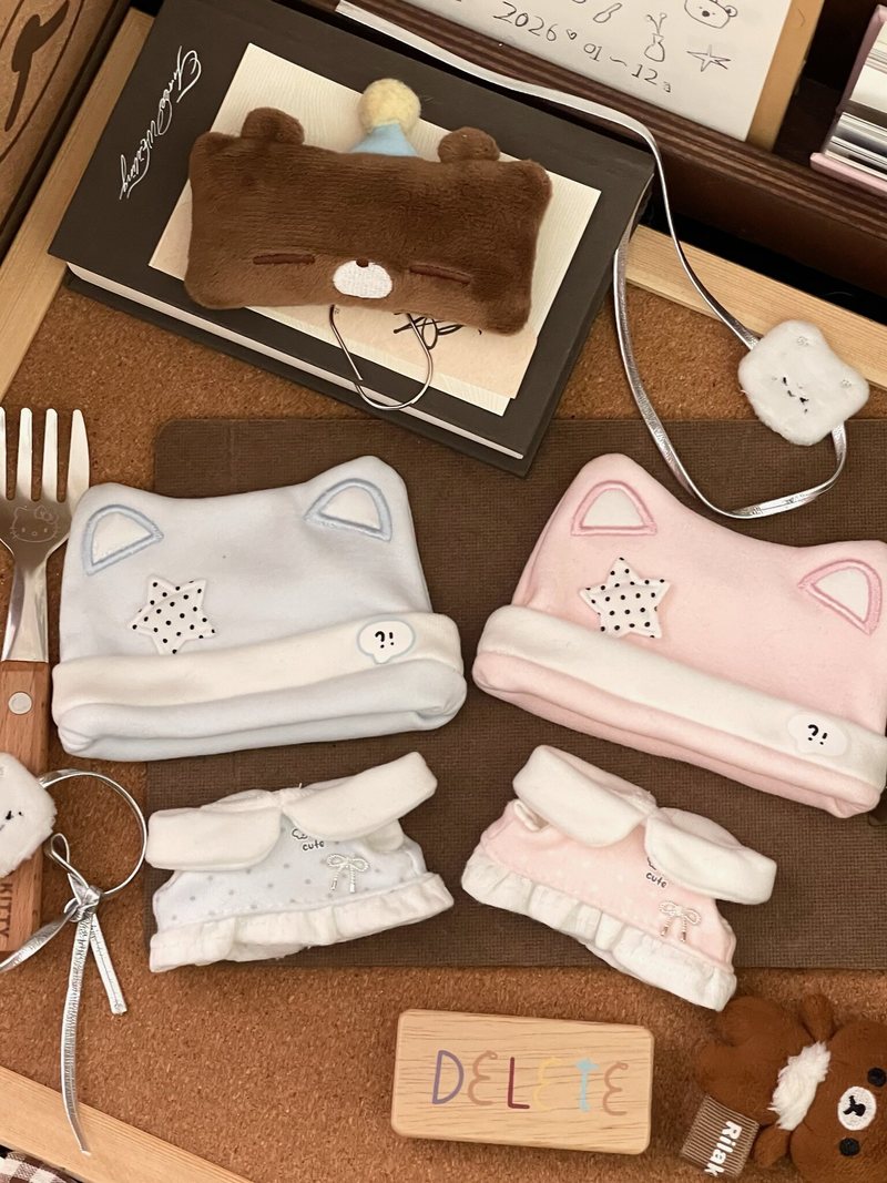 10 センチメートル綿人形服ミルクキャンディーキャットシリー - Summer Clothing Fabric のレビューと価格