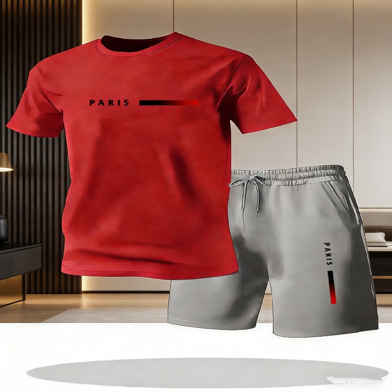 2026年人気メンズカジュアルTシャツ＆ショートパンツツーピ - Summer Clothing Guys のレビューと価格