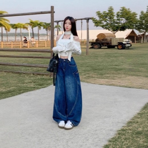 春物プラスサイズレディース服ハイウエストルーズフィットカジュ - Summer Clothing Wear のレビューと価格