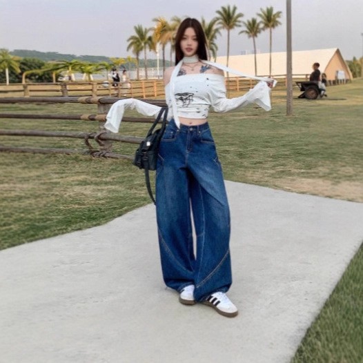 春物プラスサイズレディース服ハイウエストルーズフィットカジュ - Summer Clothing Wear のレビューと価格