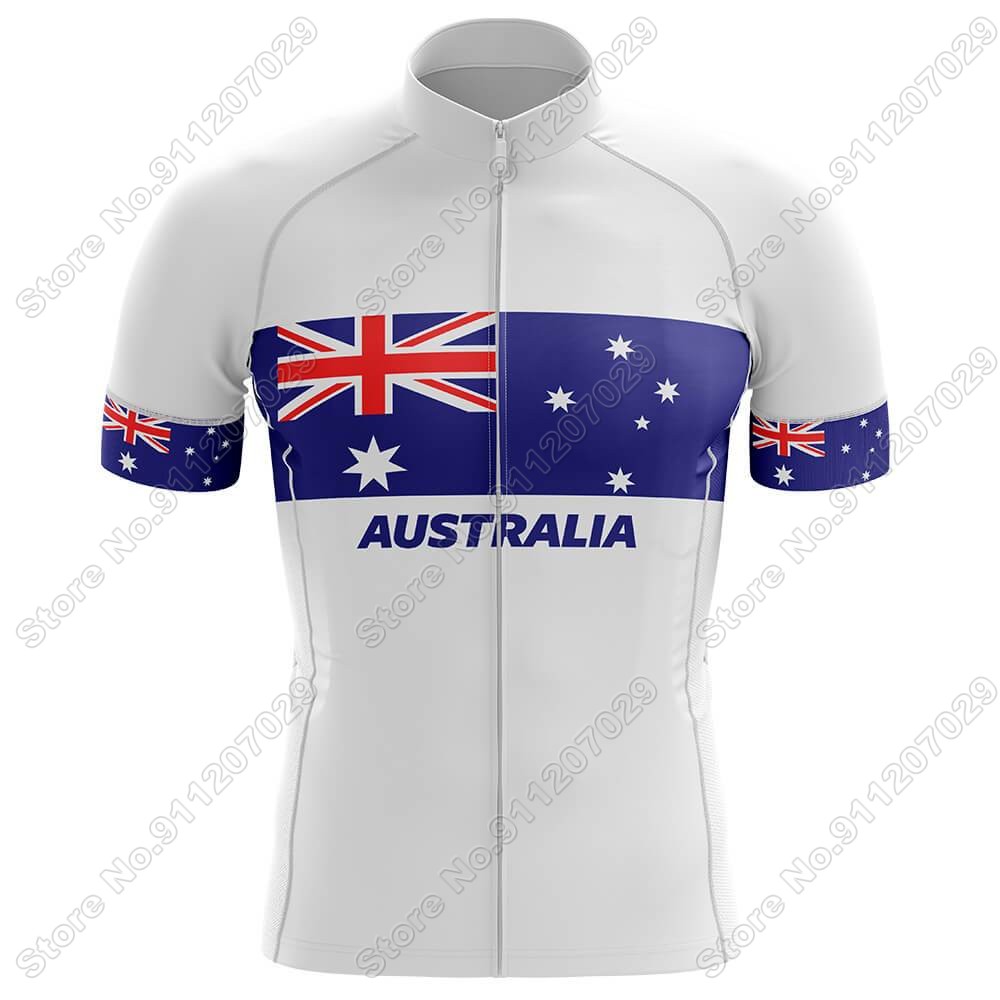 男性用オーストラリア代表サイクリングジャージ,サマーサイクリ - Summer Clothing Australia のレビューと価格
