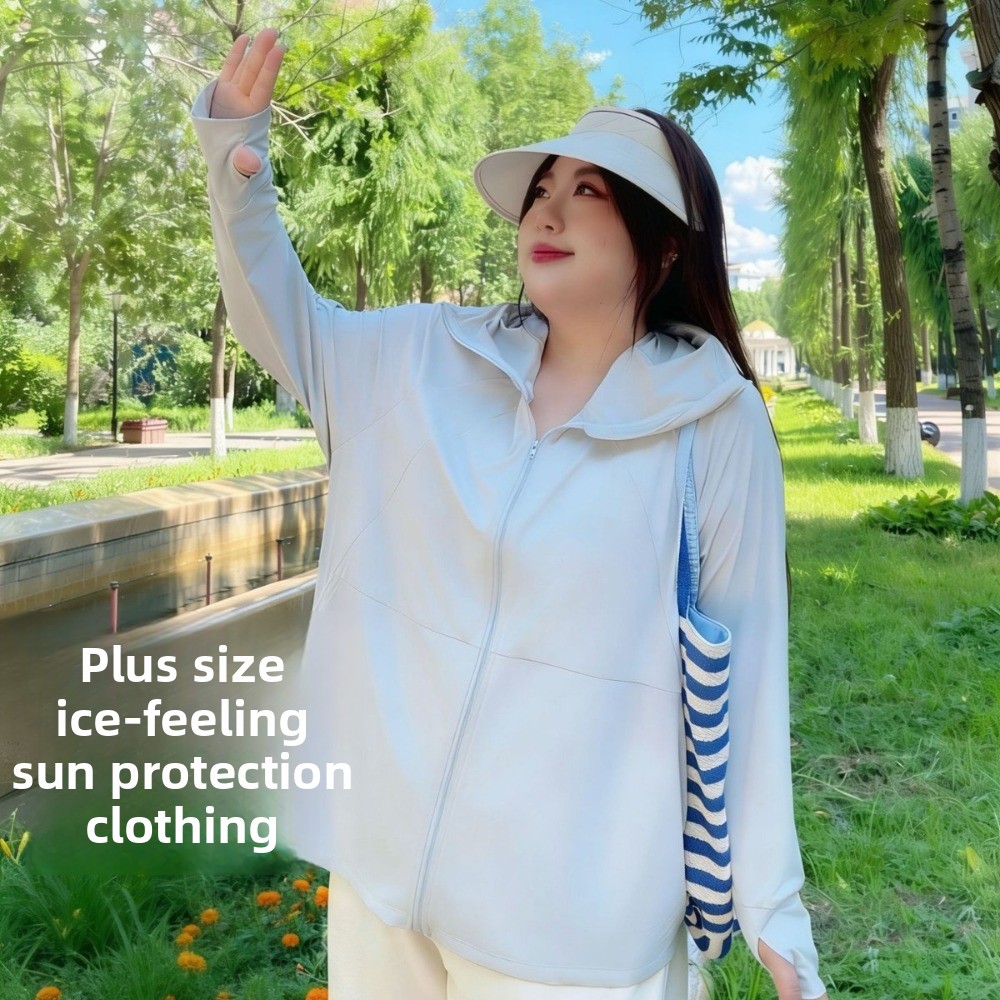 夏用の女性用ファットMMニュープラスサイズアイスシルク日焼け - Summer Clothing For Plus Size Women のレビューと価格