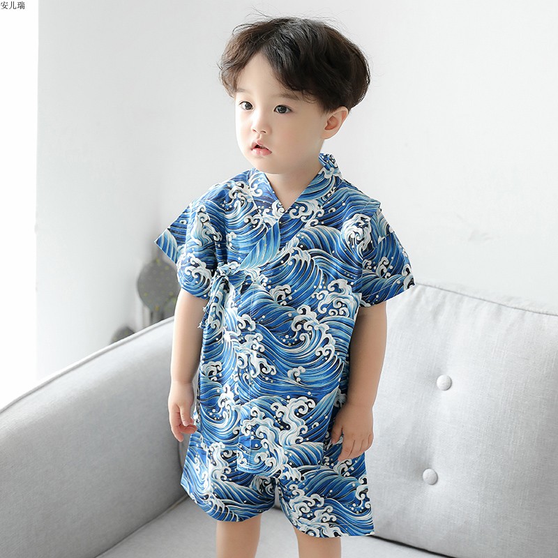 夏子供浴衣服女の子男の子日本の着物ベビードレス子供浴衣衣装伝 - Summer Clothing Baby Girl のレビューと価格