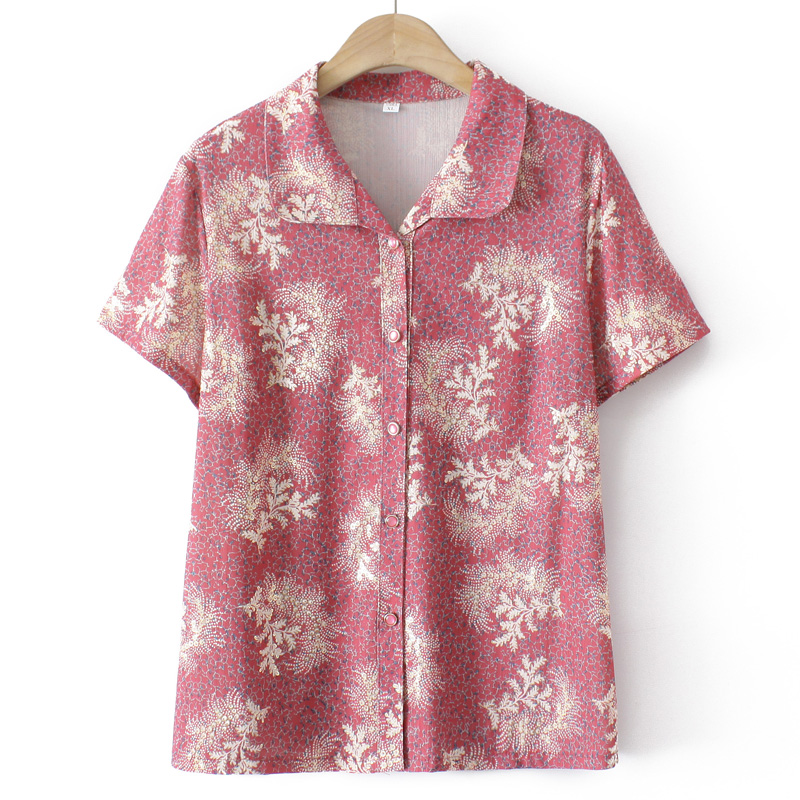 おばあちゃん風サマーシャツ 半袖婦人服 中高年向け 60歳マ - Summer Clothing Over 60 のレビューと価格