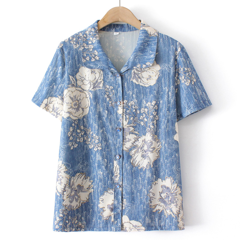 おばあちゃん風サマーシャツ 半袖婦人服 中高年向け 60歳マ - Summer Clothing Over 60 のレビューと価格