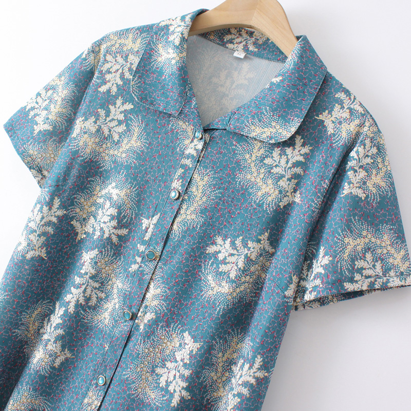 おばあちゃん風サマーシャツ 半袖婦人服 中高年向け 60歳マ - Summer Clothing Over 60 のレビューと価格