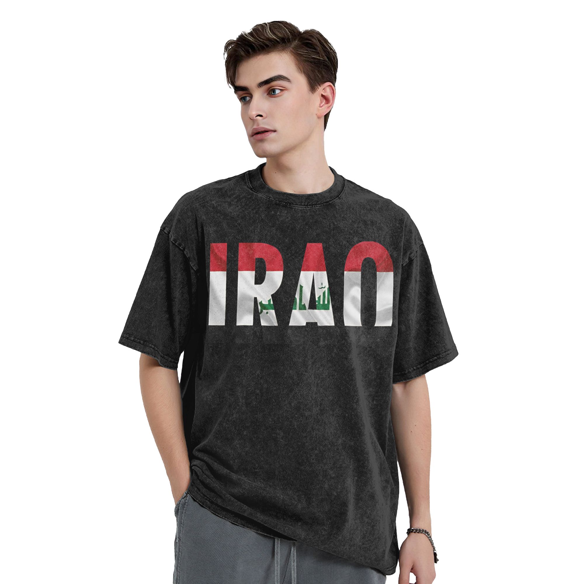 イラク国旗名スタイリッシュな Tシャツファッション Tシャツ - Summer Clothing Name のレビューと価格