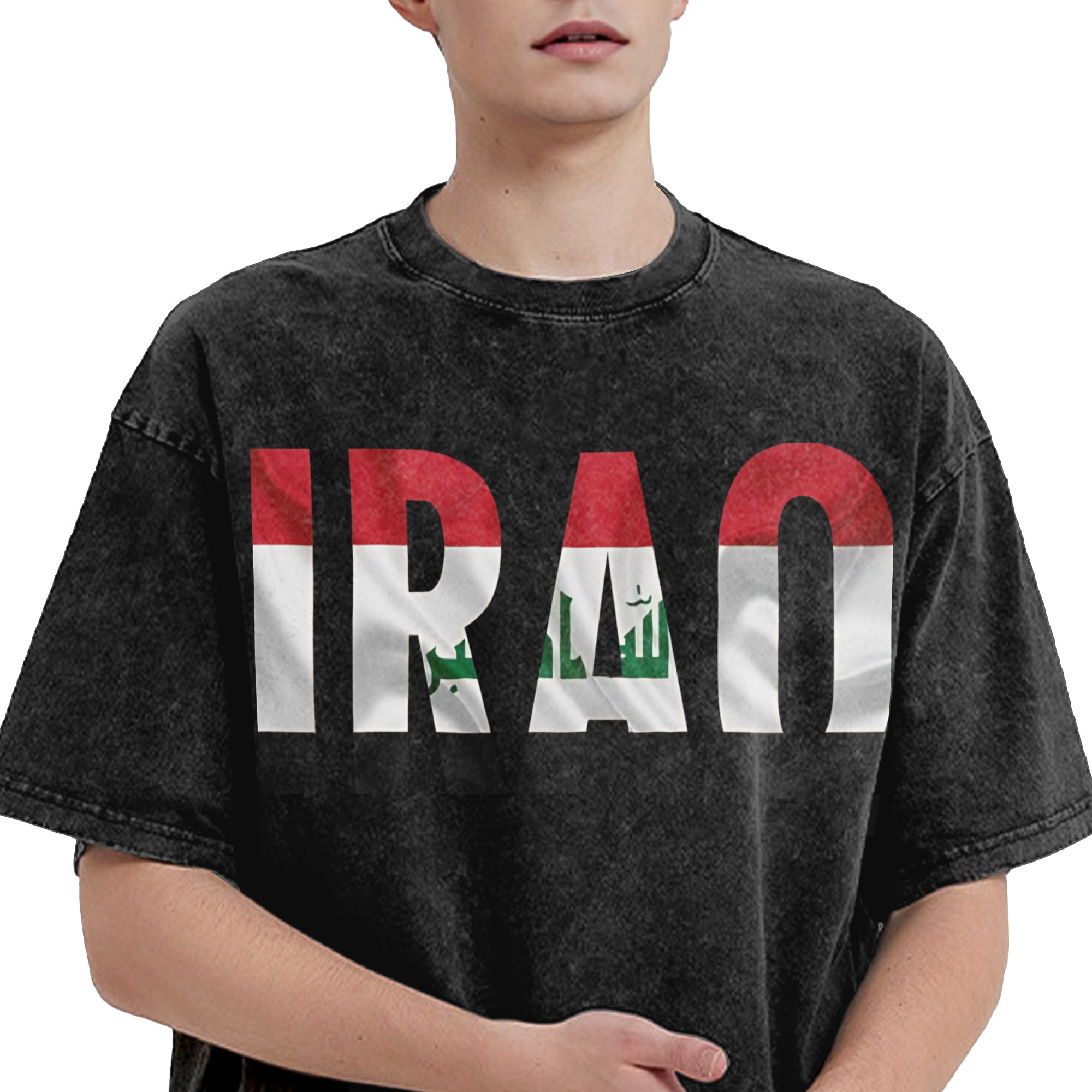イラク国旗名スタイリッシュな Tシャツファッション Tシャツ - Summer Clothing Name のレビューと価格