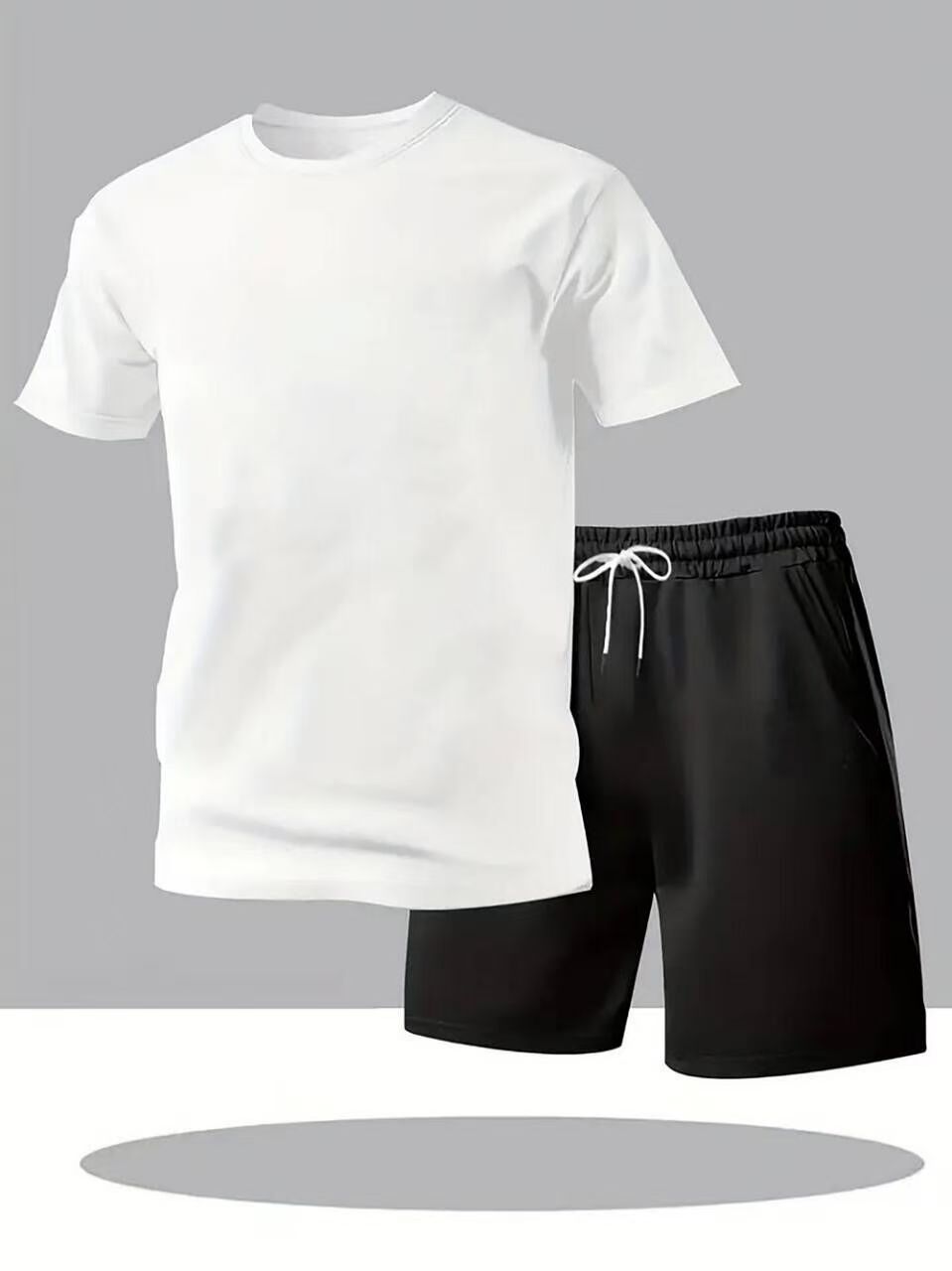 夏用カジュアルメンズTシャツ＆ショーツセット 2026 スポ - Summer Clothing Guys のレビューと価格