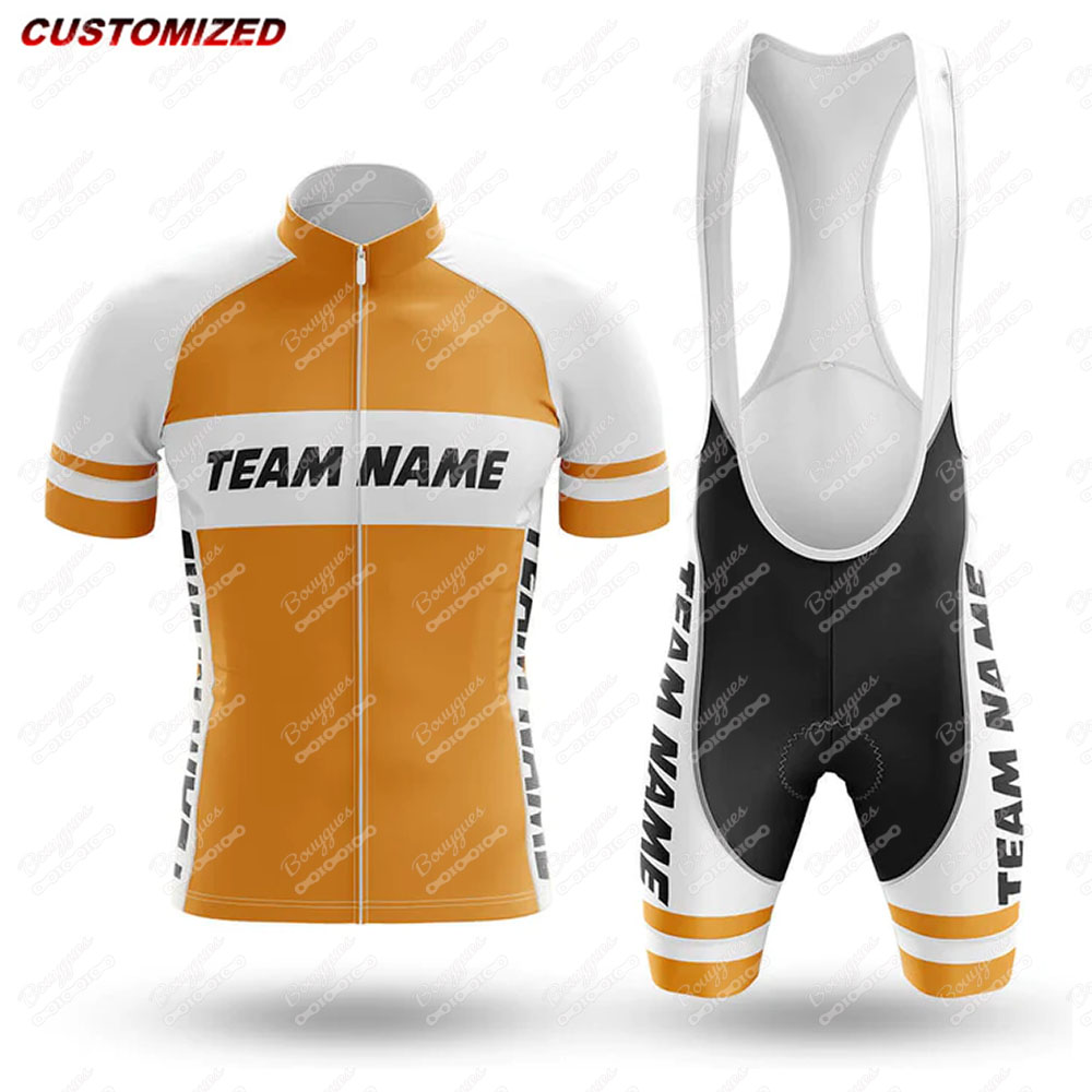 男性用のカスタマイズされたチーム名のサイクリングジャージーセ - Summer Clothing Name のレビューと価格
