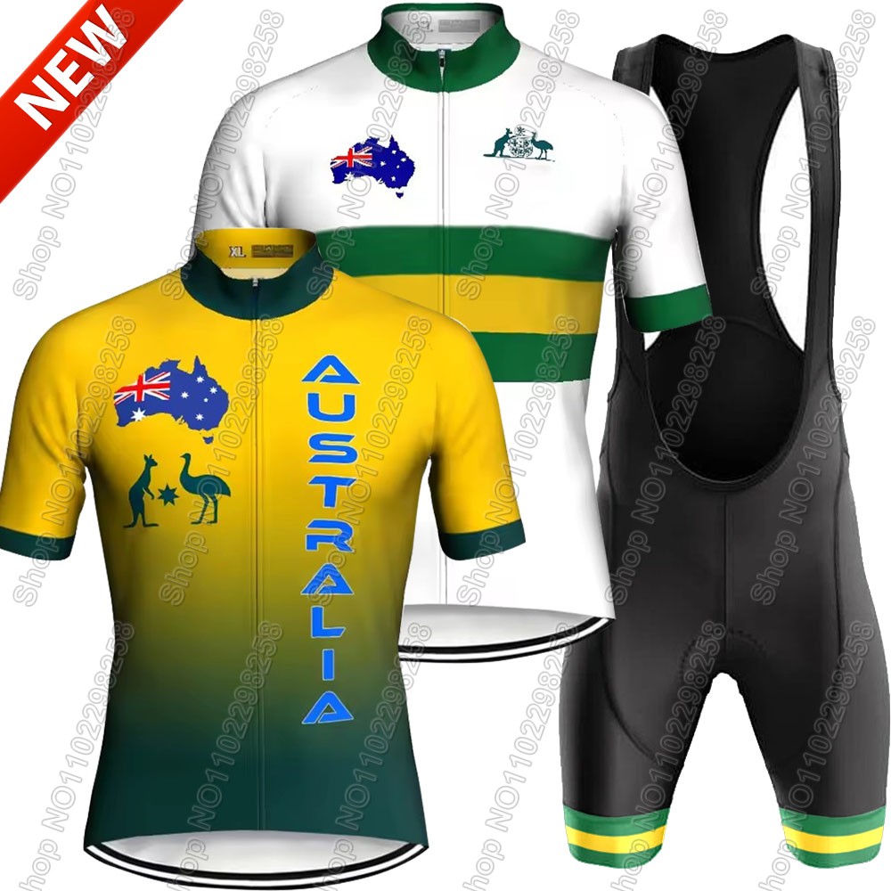 オーストラリア代表チーム 2025 サイクリングジャージセッ - Summer Clothing Australia のレビューと価格