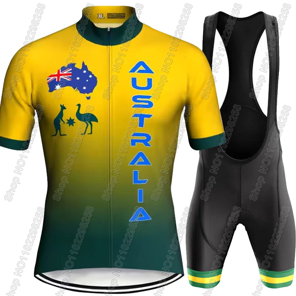 オーストラリア代表チーム 2025 サイクリングジャージセッ - Summer Clothing Australia のレビューと価格