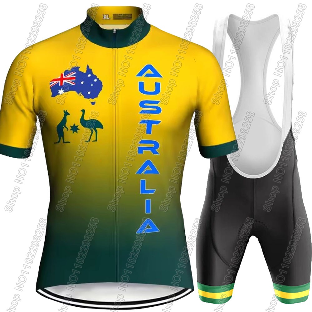 オーストラリア代表チーム 2025 サイクリングジャージセッ - Summer Clothing Australia のレビューと価格