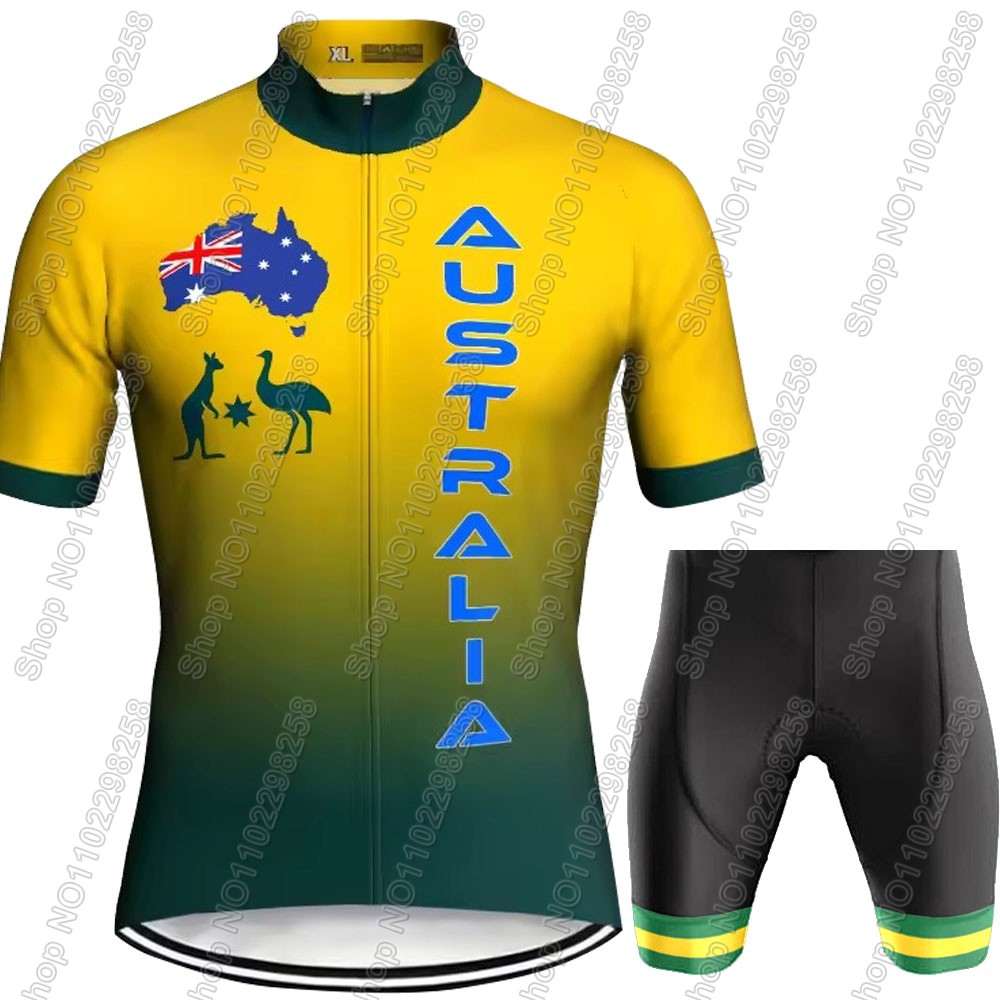 オーストラリア代表チーム 2025 サイクリングジャージセッ - Summer Clothing Australia のレビューと価格