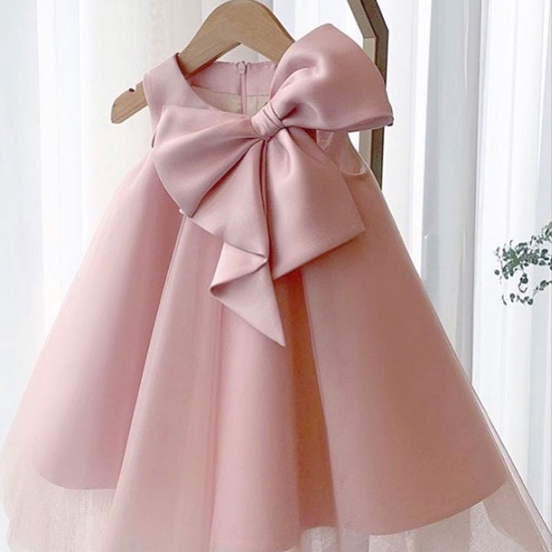 夏ビッグリボン女の赤ちゃんドレス 1st 誕生日パーティーウ - Summer Clothing Baby Girl のレビューと価格