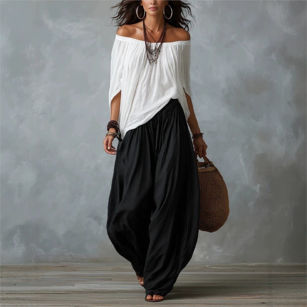 ファッションワンショルダー半袖Tシャツロング2ピースセット女 - Zara Summer Clothing For Women のレビューと価格