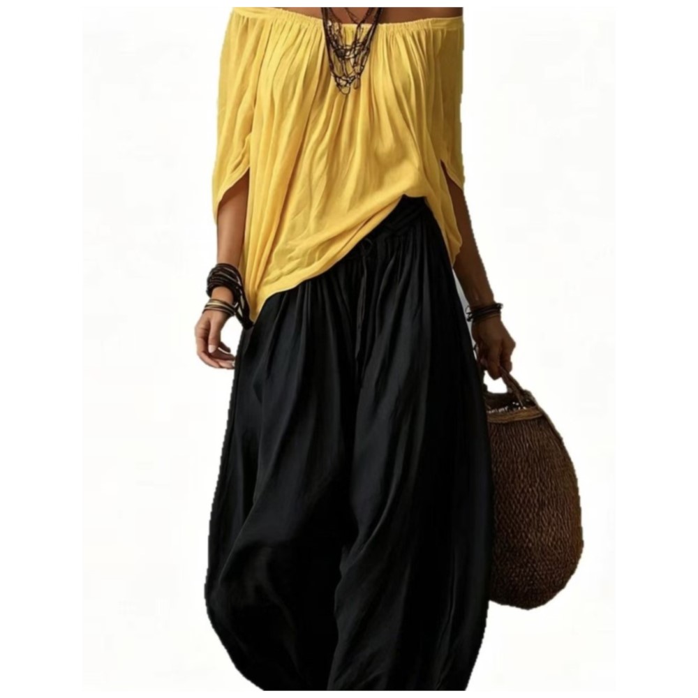ファッションワンショルダー半袖Tシャツロング2ピースセット女 - Zara Summer Clothing For Women のレビューと価格