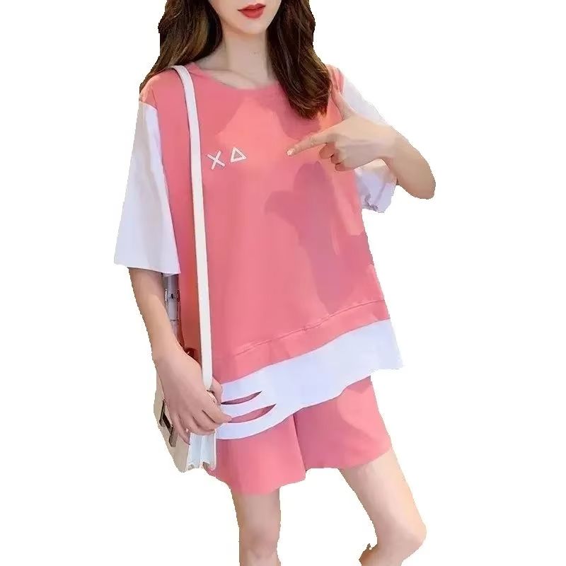 レディースカジュアルプラスサイズ2ピーススポーツスーツ夏新作 - Summer Clothing Wear のレビューと価格