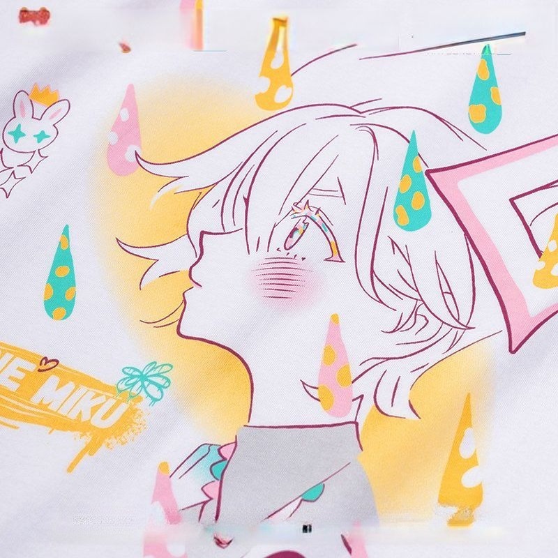 新しい初音ミク Tシャツ半袖ミク男性と女性の夏のトレンドオー - Japan Summer Festival Clothing のレビューと価格