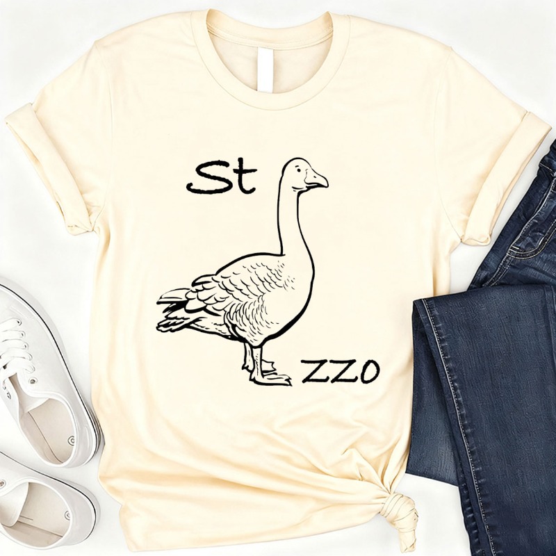 IMage Goose Rebus Tシャツ面白い Tシャツ - Summer Clothing Images のレビューと価格