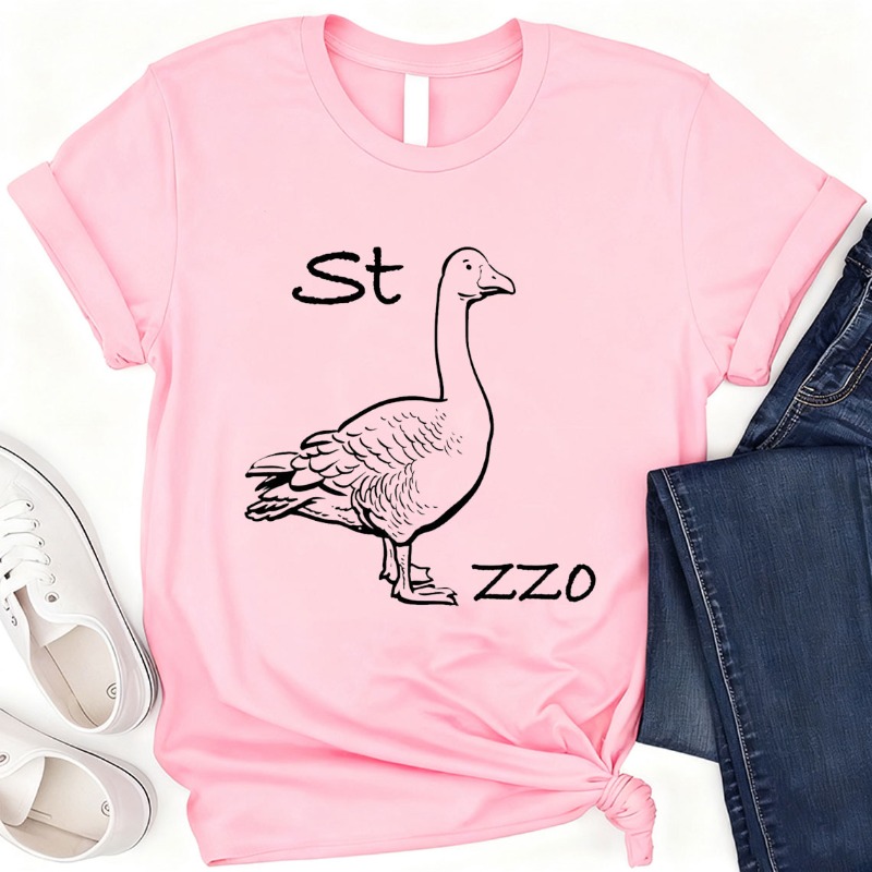 IMage Goose Rebus Tシャツ面白い Tシャツ - Summer Clothing Images のレビューと価格