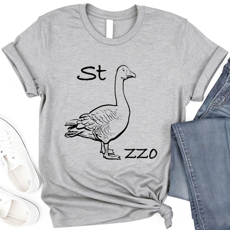 IMage Goose Rebus Tシャツ面白い Tシャツ - Summer Clothing Images のレビューと価格