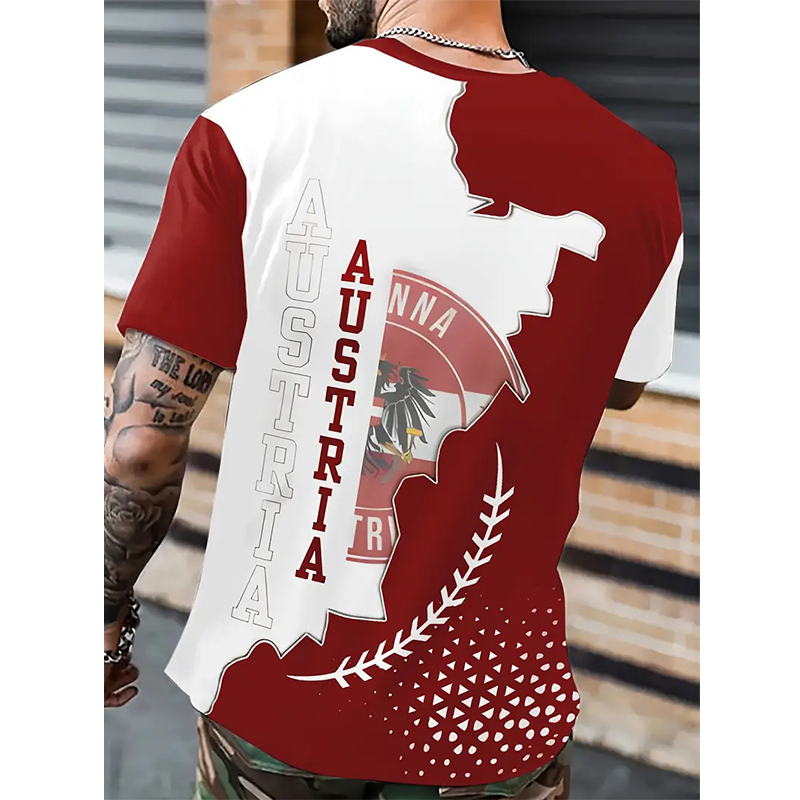 オーストラリアグラフィック Tシャツ男性夏半袖オーストラリア - Summer Clothing Women Australia のレビューと価格