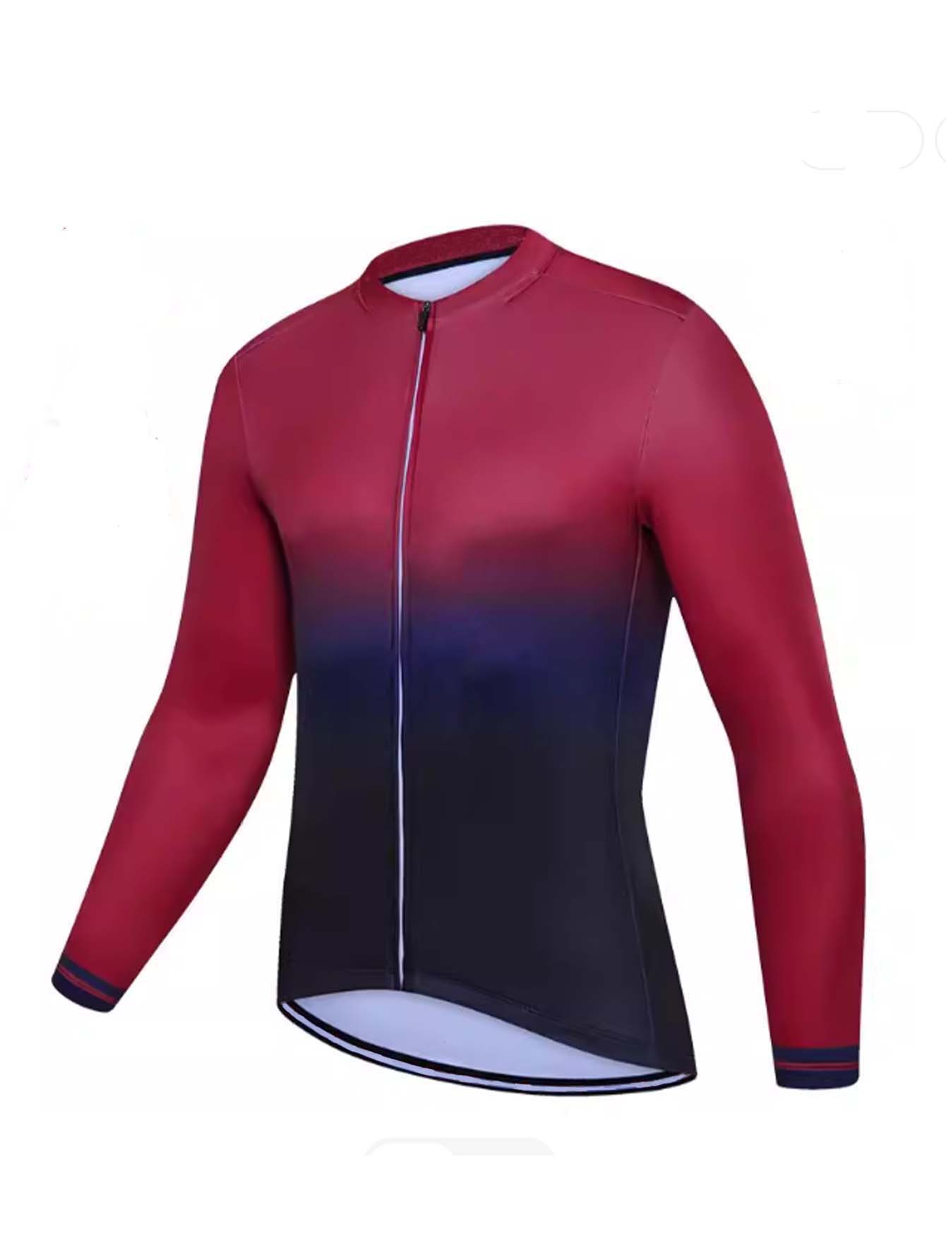 メンズサイクリングジャージ長袖夏春自転車ロングジャージロード - Summer Clothing Canada のレビューと価格