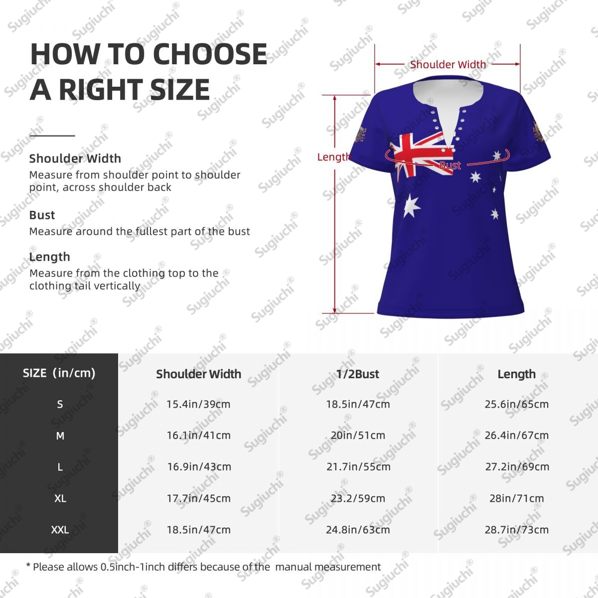 2025年オーストラリア国旗セクシーディープVネック女性用3 - Summer Clothing Women Australia のレビューと価格