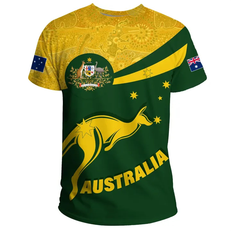 男性用の3DプリントTシャツ,アジアのエンブレム,ルーズフィ - Summer Clothing Australia のレビューと価格