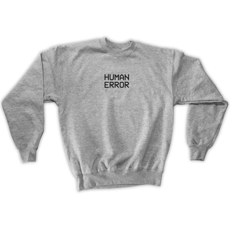 Skuggnas 新着人間エラートレーナーユニセックスおかし - Summer Jumper Clothing のレビューと価格