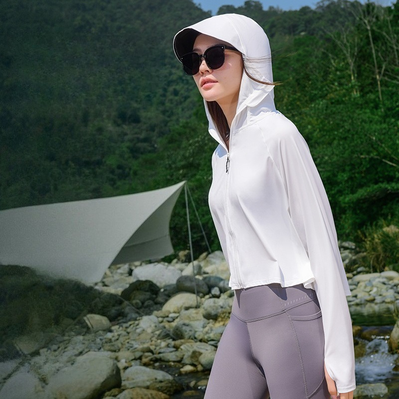 夏のランニング保護服薄いカップルスポーツレジャー日焼け止め服 - Summer Clothing For Plus Size Women のレビューと価格