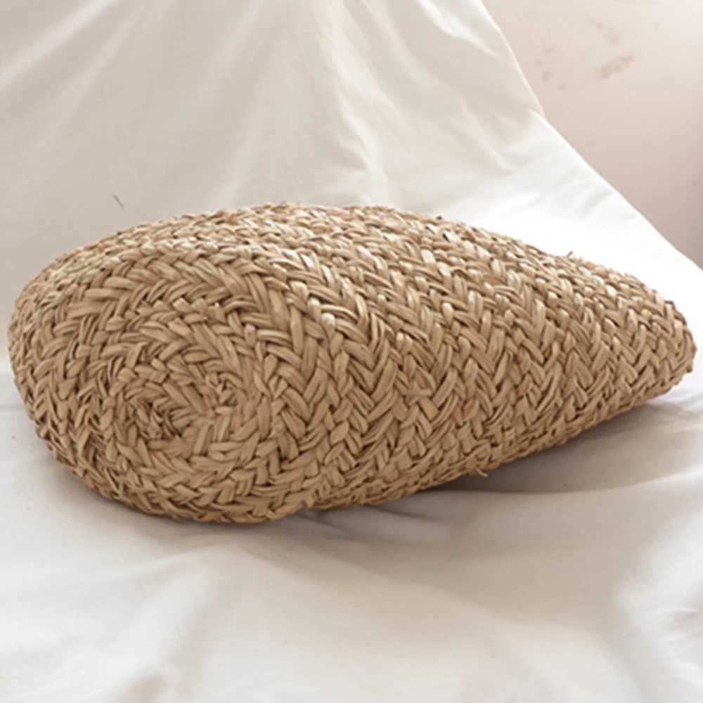ボヘミアン麦わら帽子の女性用籐バッグ,デザイナーの織りバッグ - Beach Bag Straw のレビューと価格